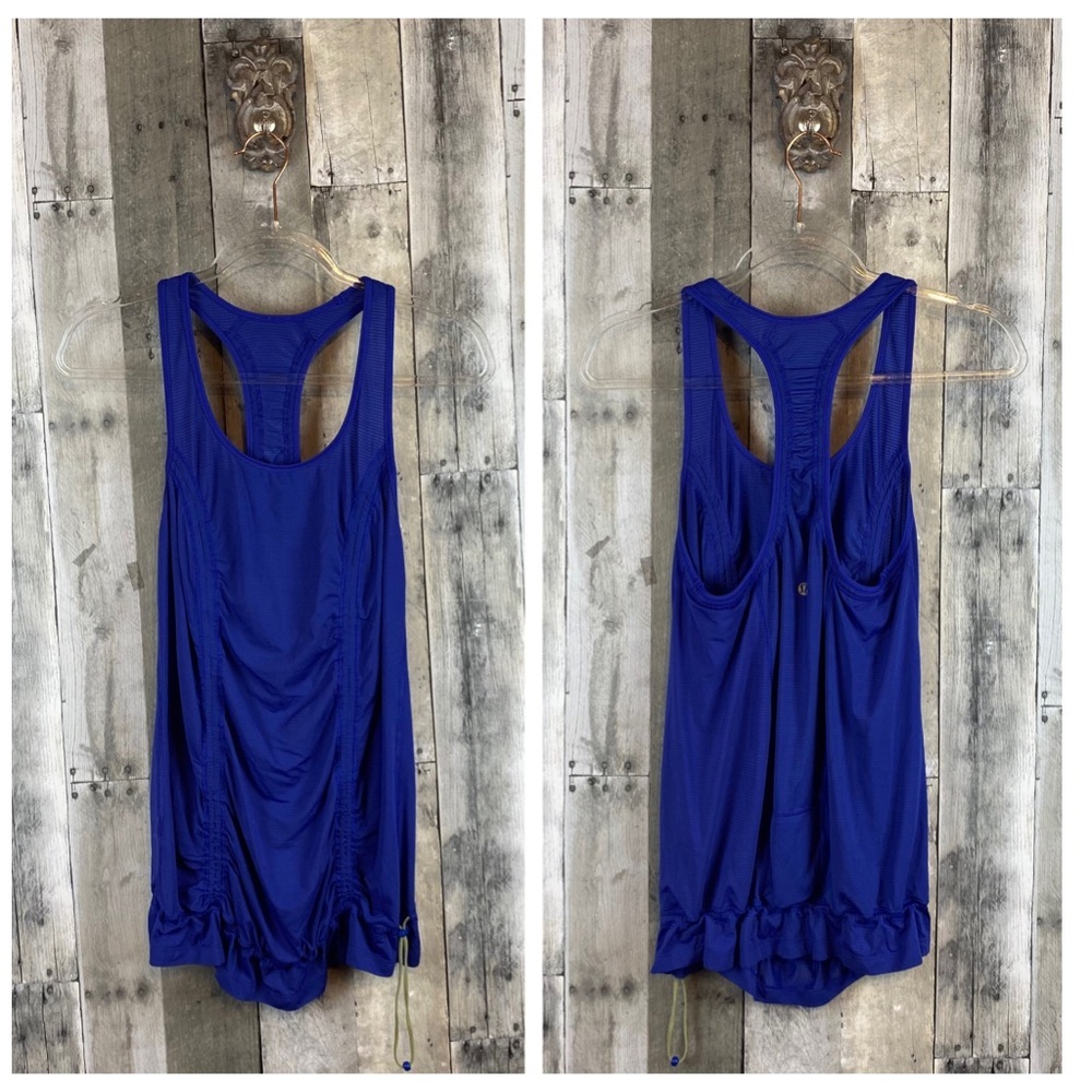 lululemon athletica Royal Blue Racerback Tank Top